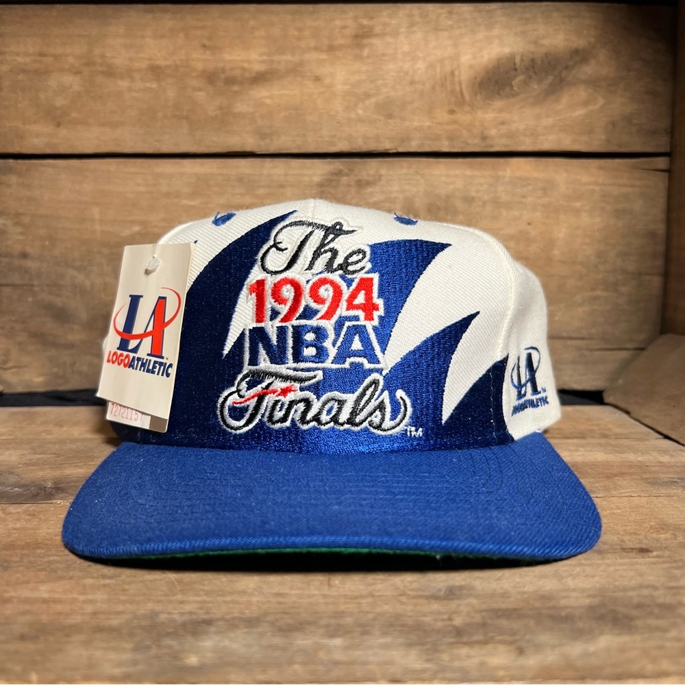 Vintage 1994 With Tags Licensed NBA Finals Snapback Logo Athletic Sharktooth